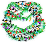 Musical Lighted Wreath