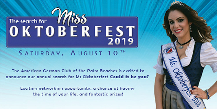 The search for Miss Oktoberfest 2019