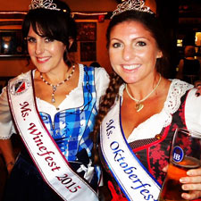 Wine Queen and our Ms Oktoberfest